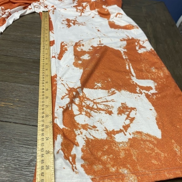 Off the Shoulder Tie Dye Plus Size 3X (18) Jumpsuit - Picture 6 of 11